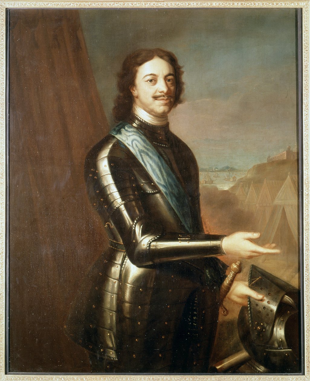 Portrait de Pierre le Grand en armure - Unknown artist