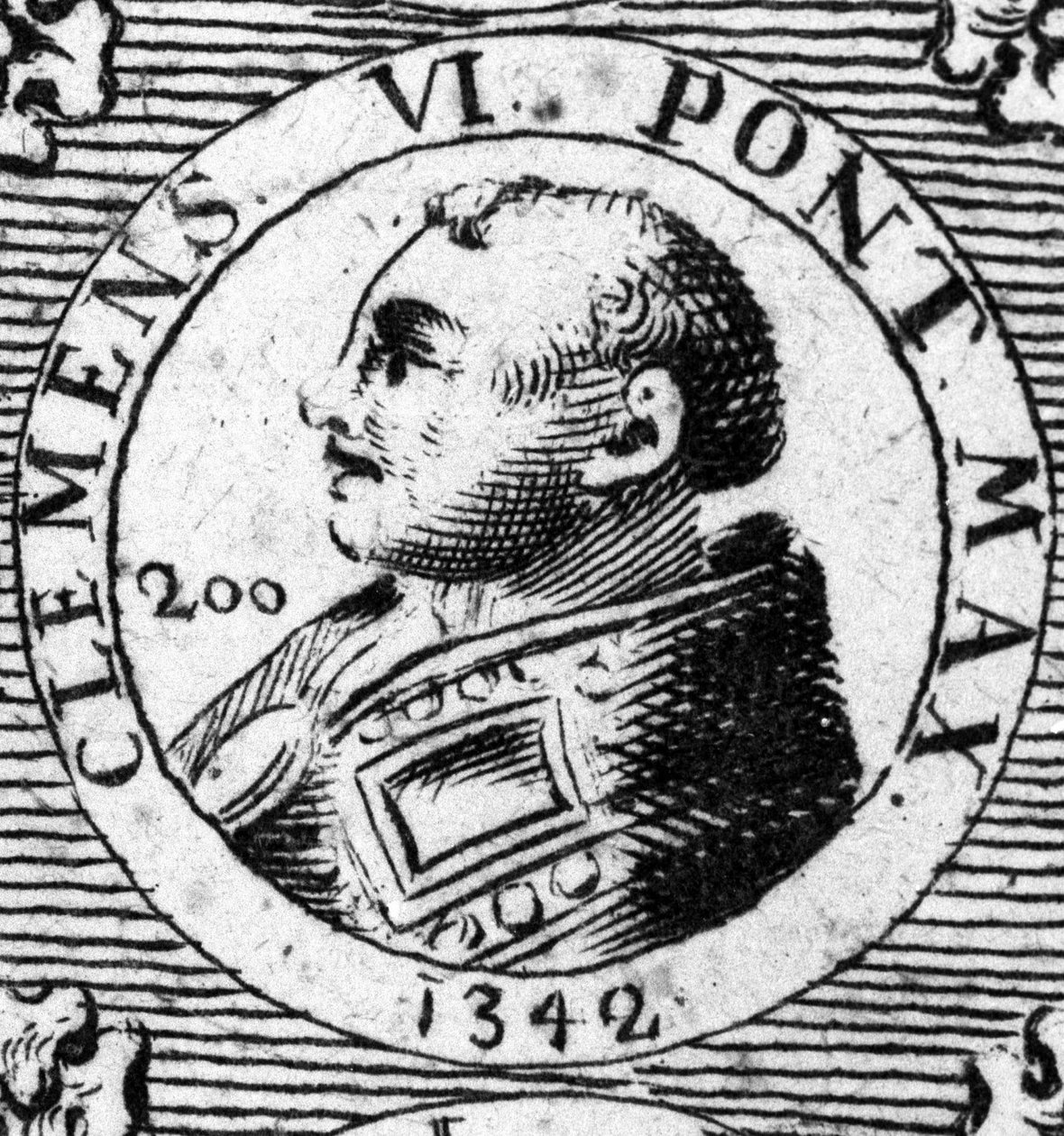 Portrait du Pape Clément VI (1342-1352) - Unknown artist