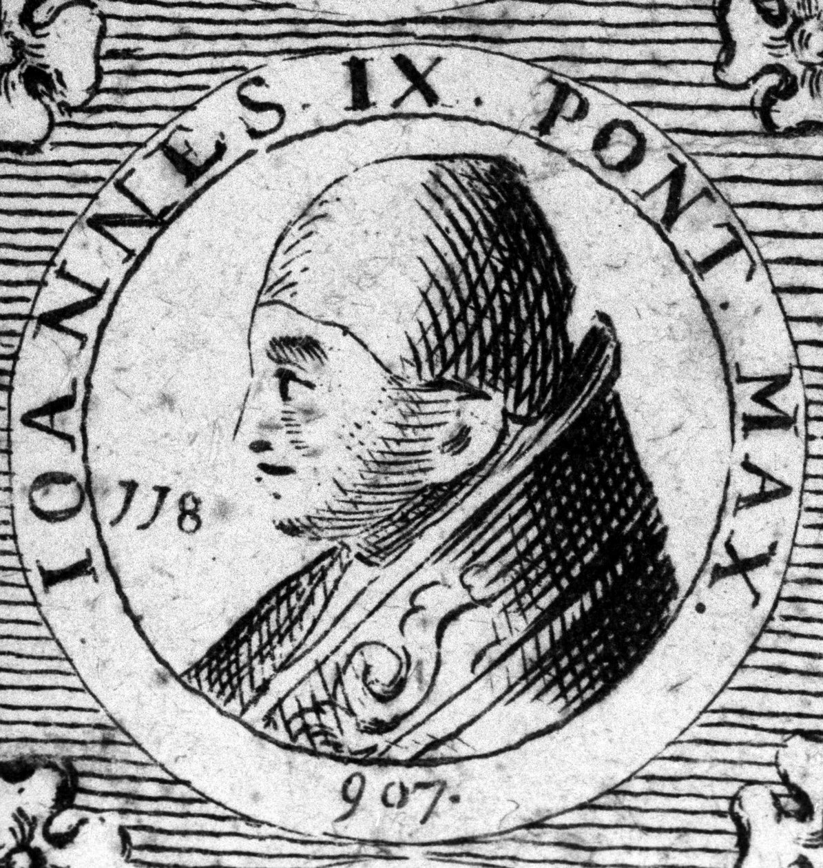 Portrait du Pape Jean IX (898-900) - Unknown artist