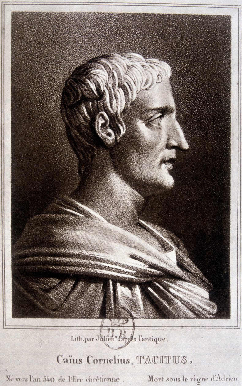 Portrait de Publius Cornelius Tacitus dit Tacite, historien romain (v.56 -v.120) - Unknown artist