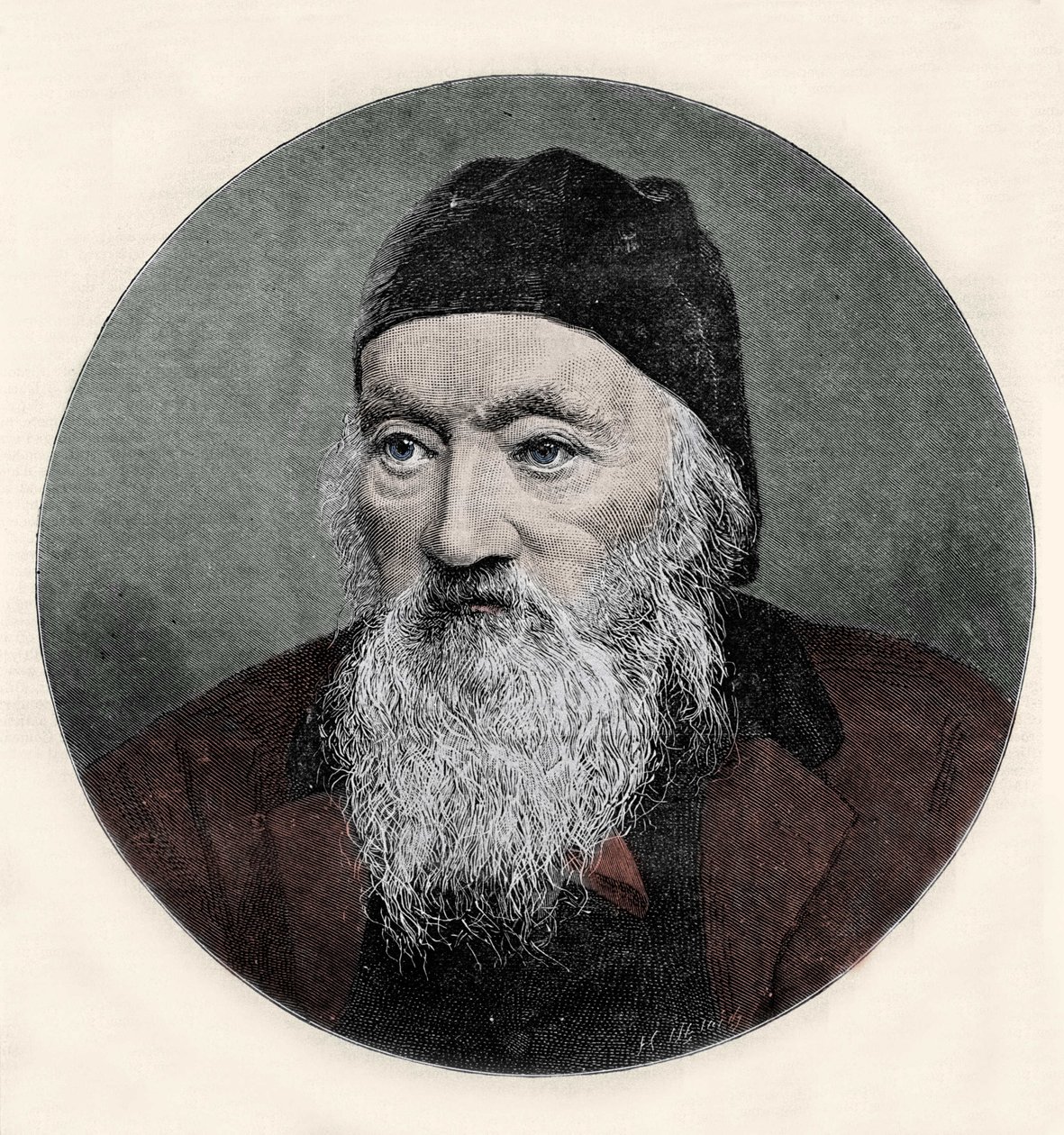 Portrait de Richard Owen (1810-1890), naturaliste anglais. - Unknown artist