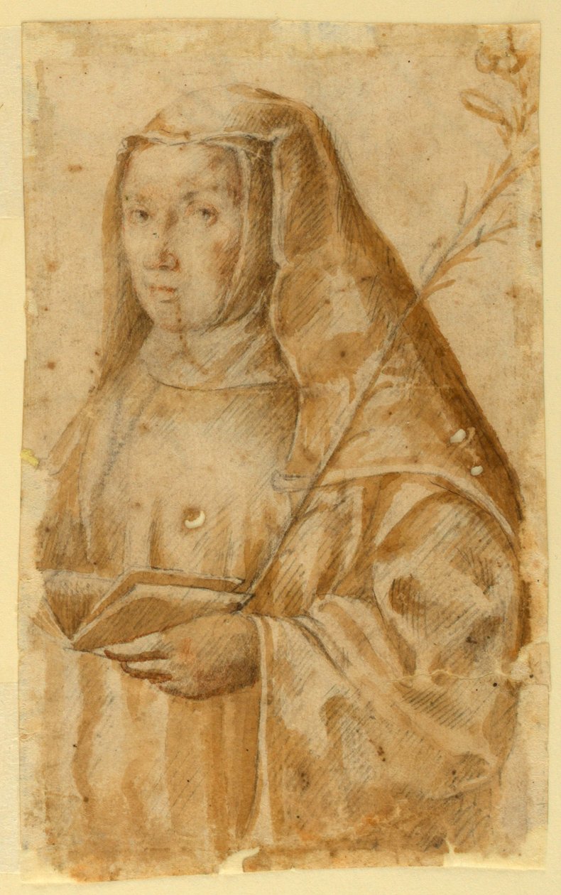 Portrait de Sainte Catherine de Sienne - Unknown artist