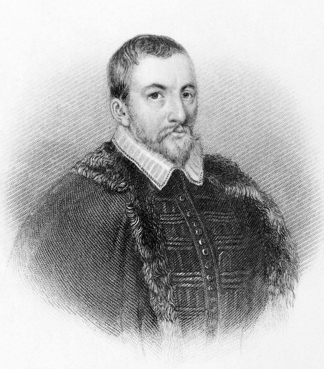 Portrait de Sir Thomas Bodley. Diplomate et érudit anglais (1545-1613) - Unknown artist