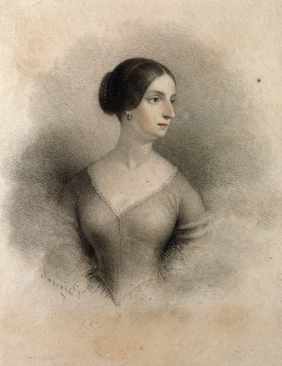 Portrait de Teresa Borri (1799-1861) - Unknown artist