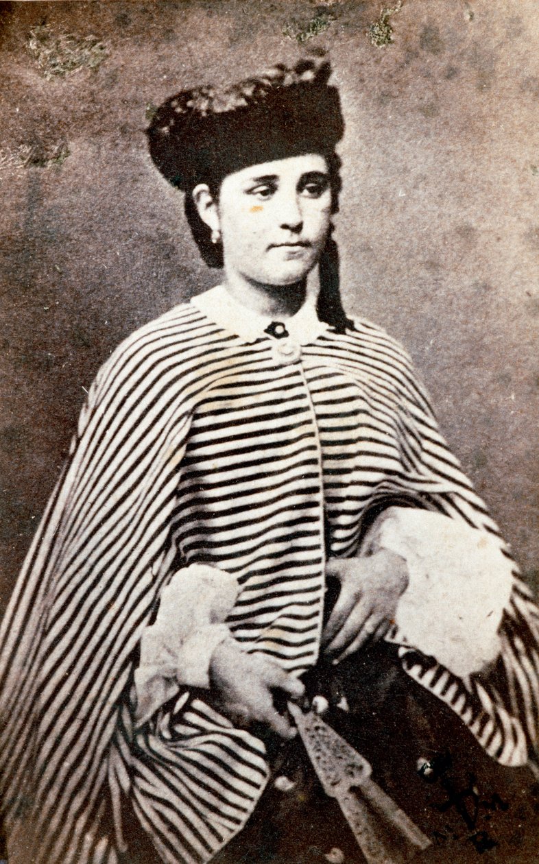 Portrait de Teresita Garibaldi (1845-1903), fille du patriote italien Giuseppe Garibaldi et de sa première épouse Anita - Unknown artist