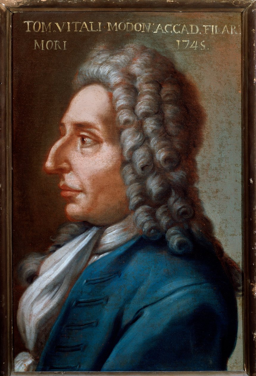 Portrait de Tommaso Antonio Vitali Modoni (1663-1745) compositeur et violoniste italien - Unknown artist