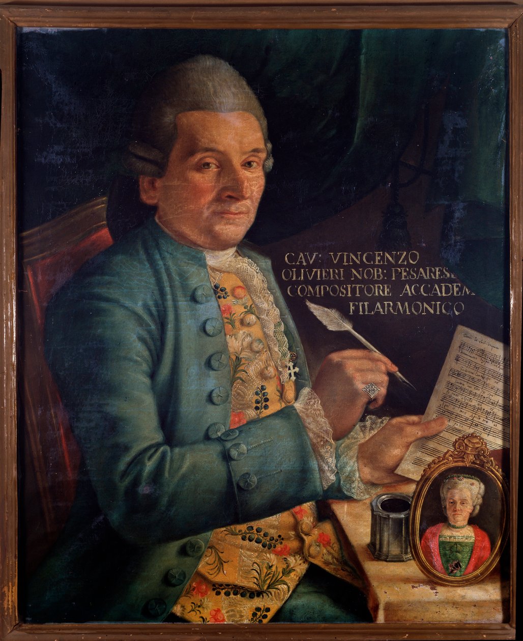 Portrait de Vincenzo Olivieri, compositeur italien - Unknown artist