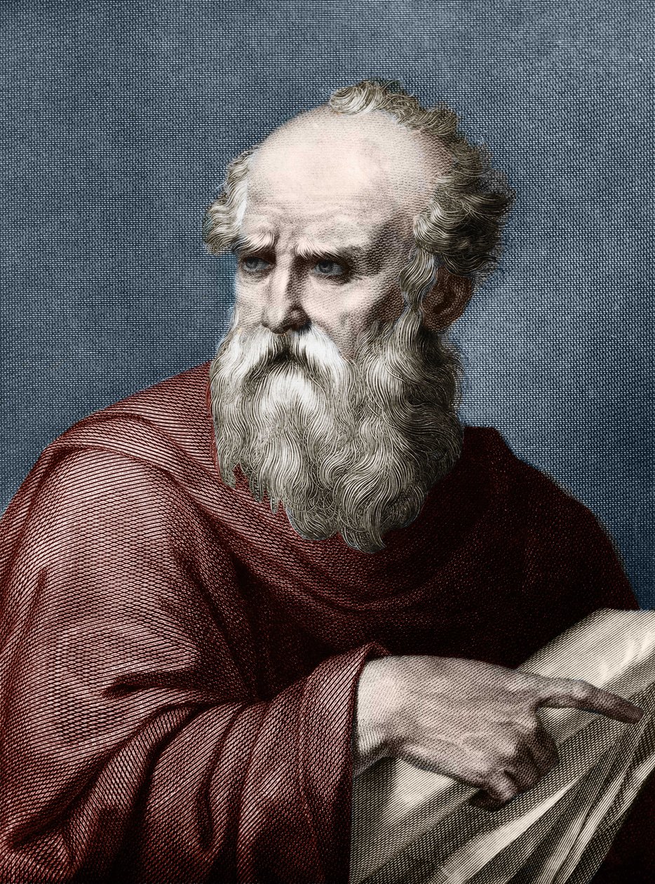 Portrait de Vitruve (Marcus Vitruvius Pollio), architecte romain du Ier siècle av. J.-C. - Unknown artist
