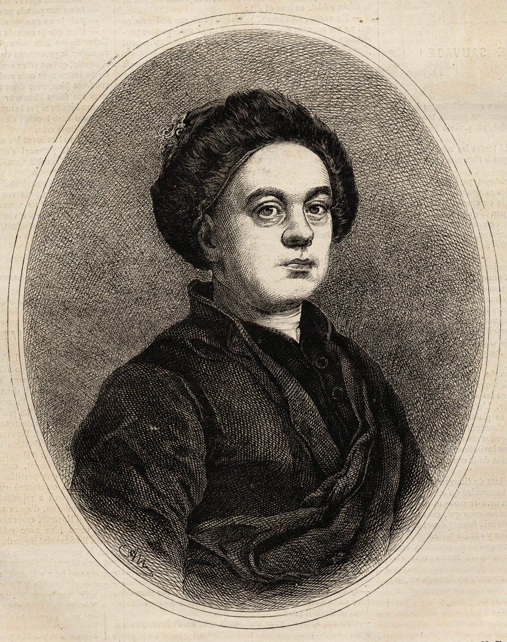 Portrait de William Hogarth (1697 à 1764), peintre et graveur anglais. - Unknown artist