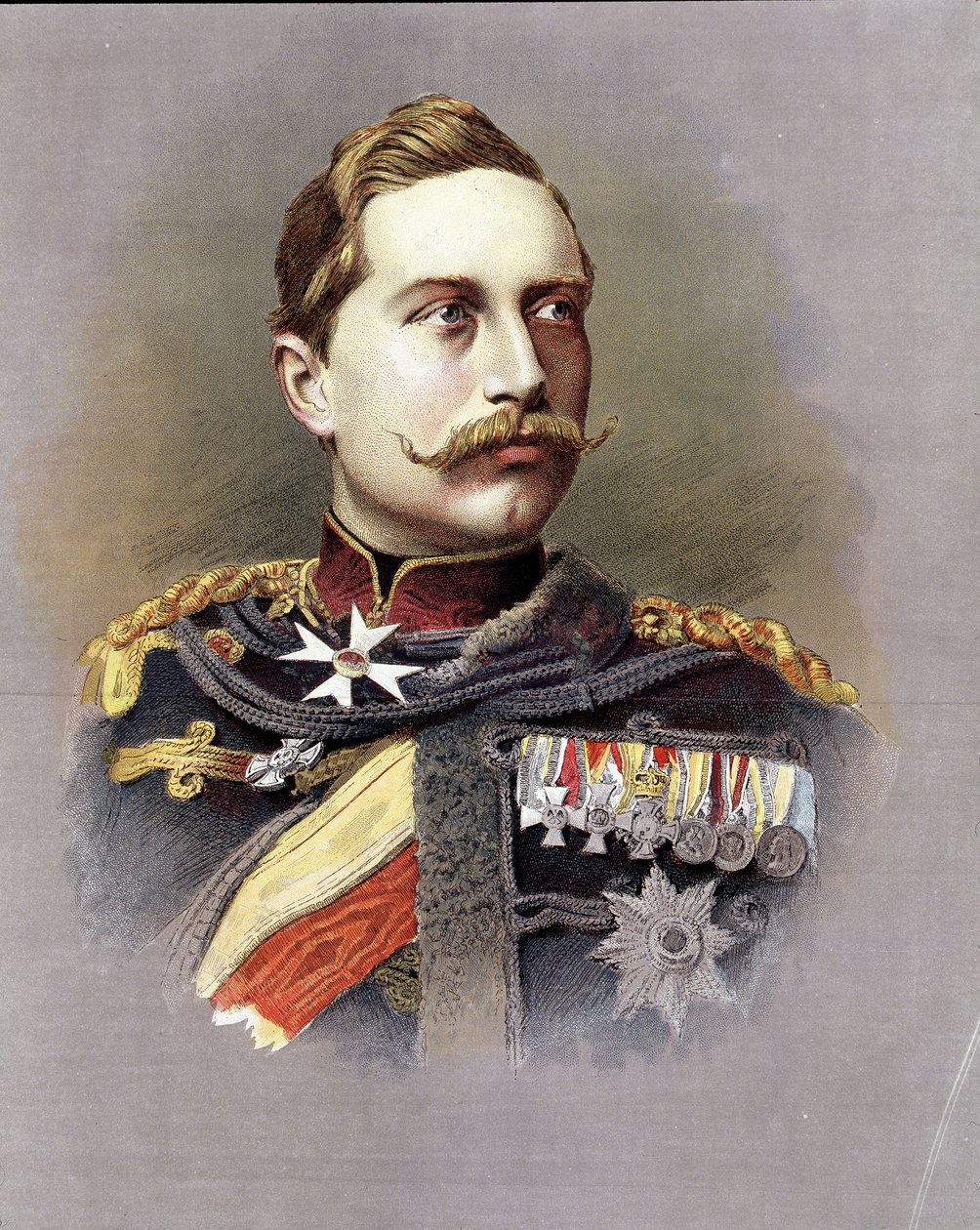 Portrait de Guillaume II (1859 - 1941) - Unknown artist