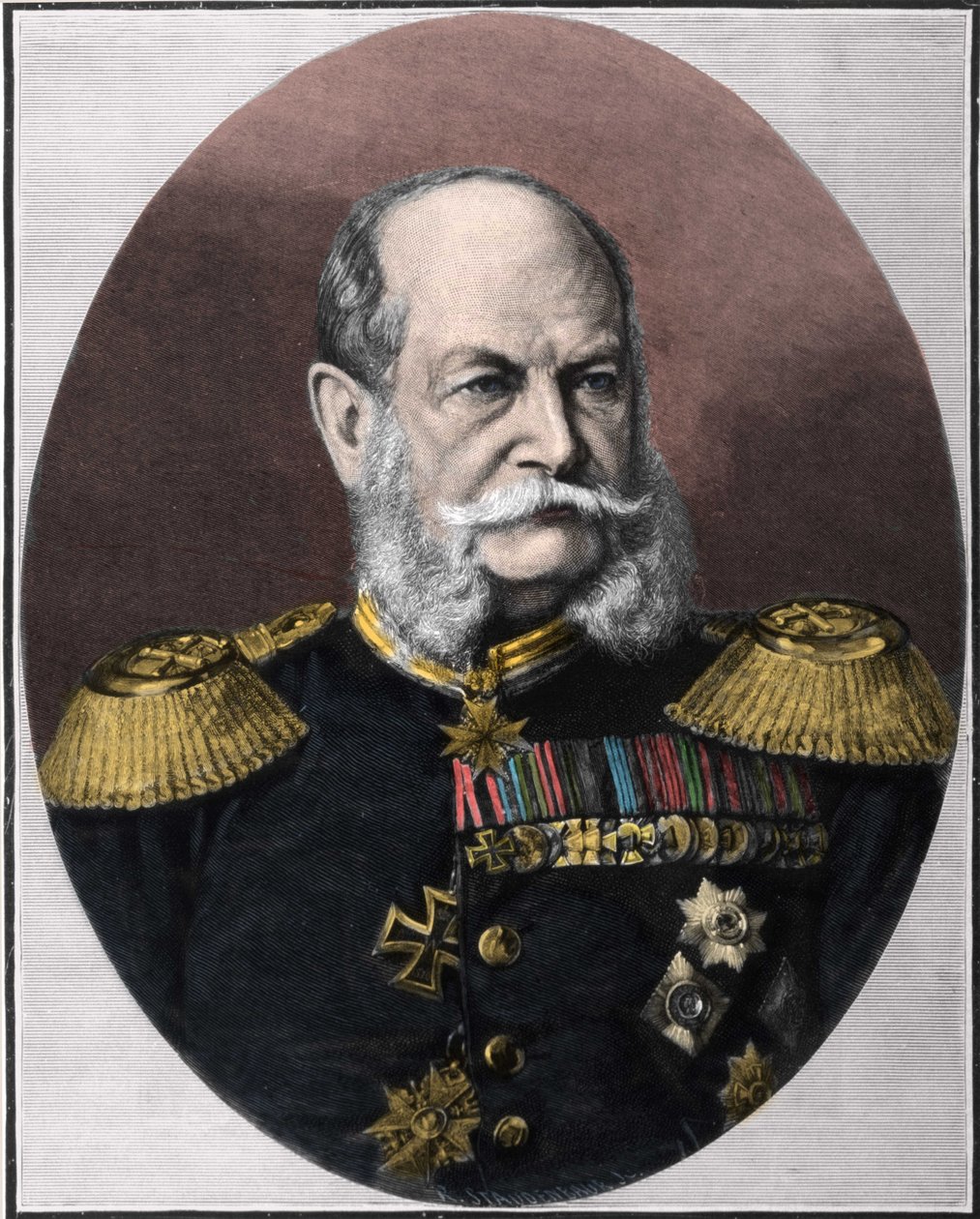 Portrait de Guillaume Ier (1797-1888), roi de Prusse et empereur d