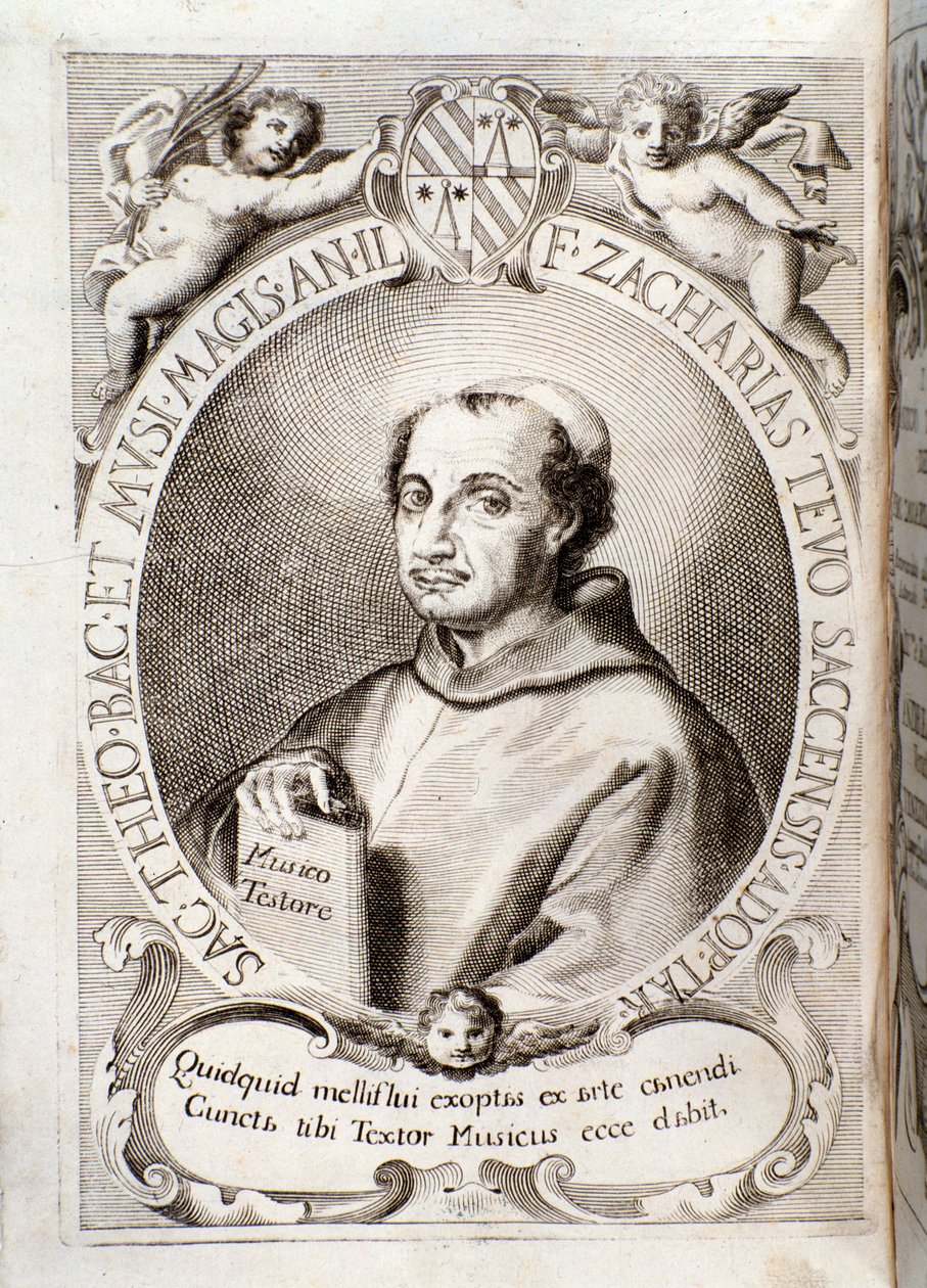 Portrait de Zaccaria Tevo tiré de Il musico testore - Unknown artist