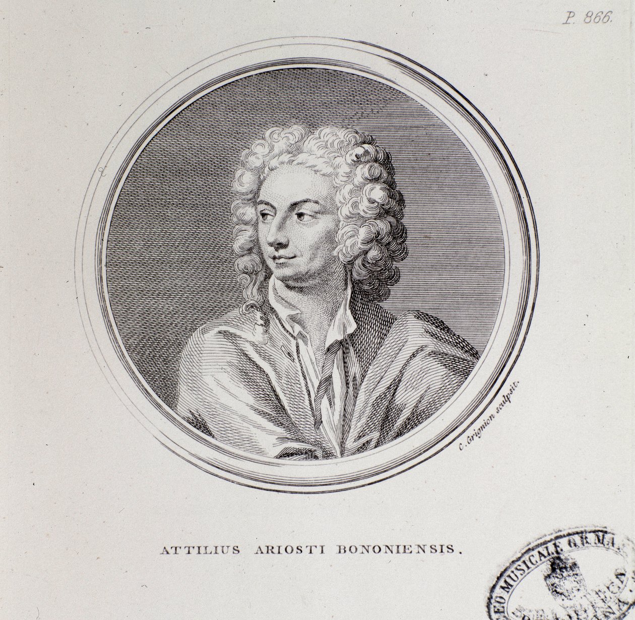 Portrait du compositeur italien Attilius Ariosti - Unknown artist