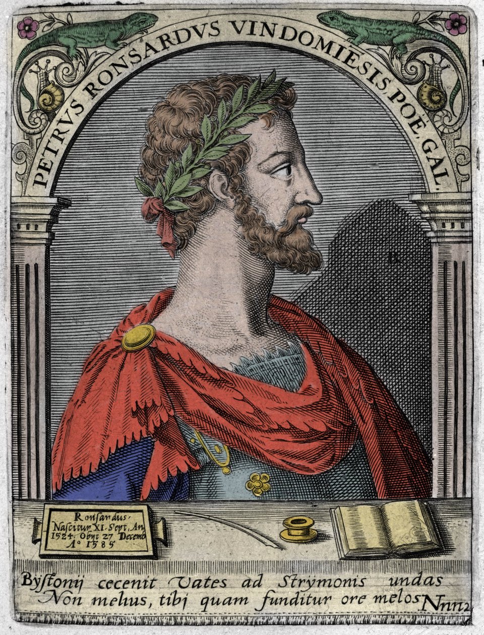 Portrait du poète français Pierre de Ronsard (1524-1585) - Unknown artist
