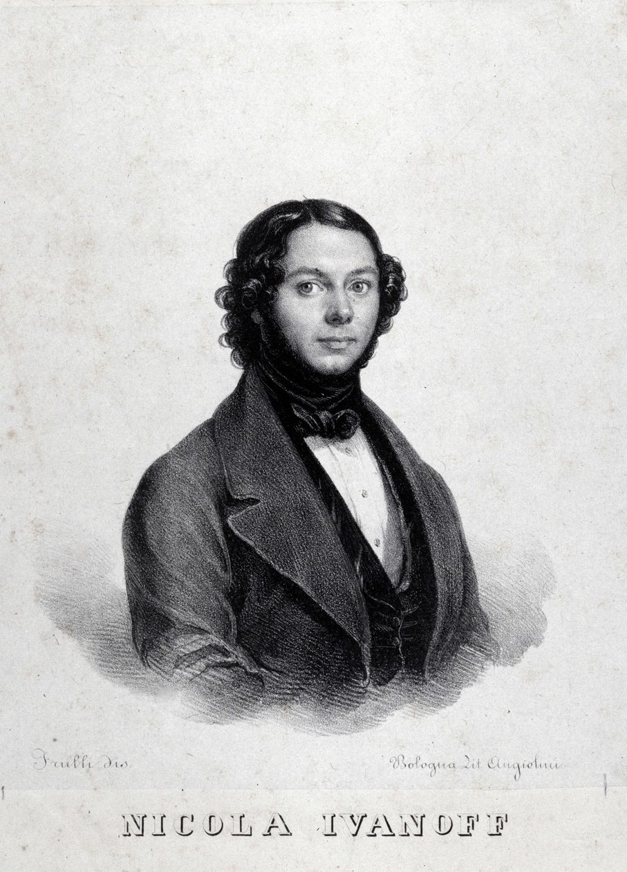 Portrait du chanteur russe Nicola Ivanoff - Unknown artist