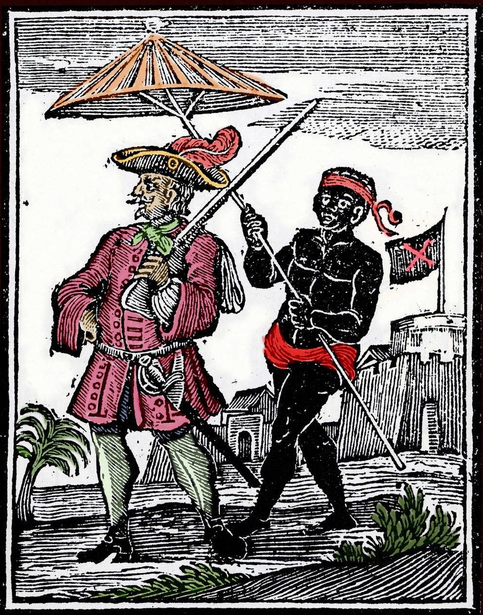 Portrait du pirate Henry Every (gravure) - Unknown artist