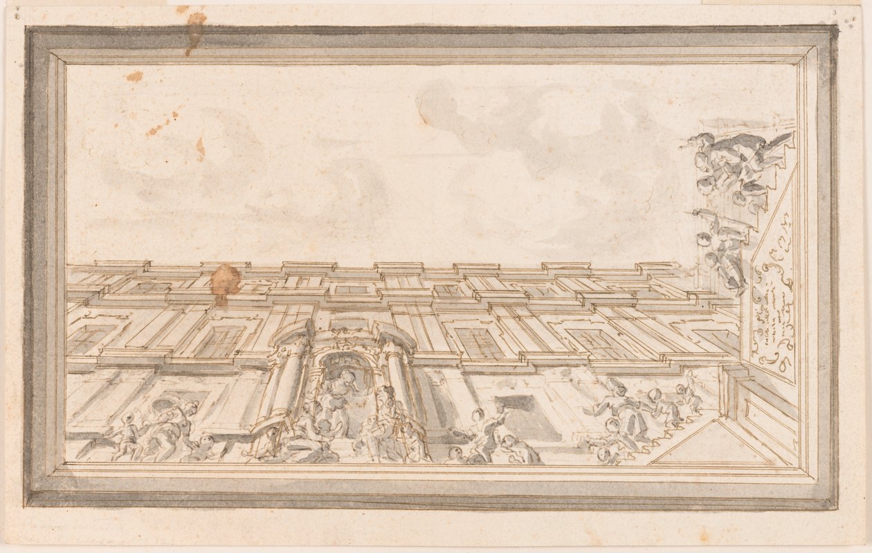 Projet pour un plafond peint - Unknown artist