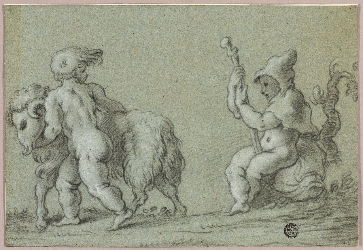 Putti comme chevriers - Unknown artist