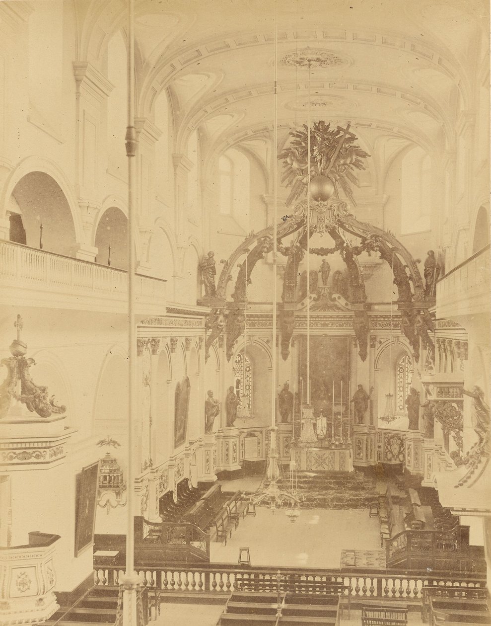 Quebec, Interieur de la Cathedrale - Unknown artist