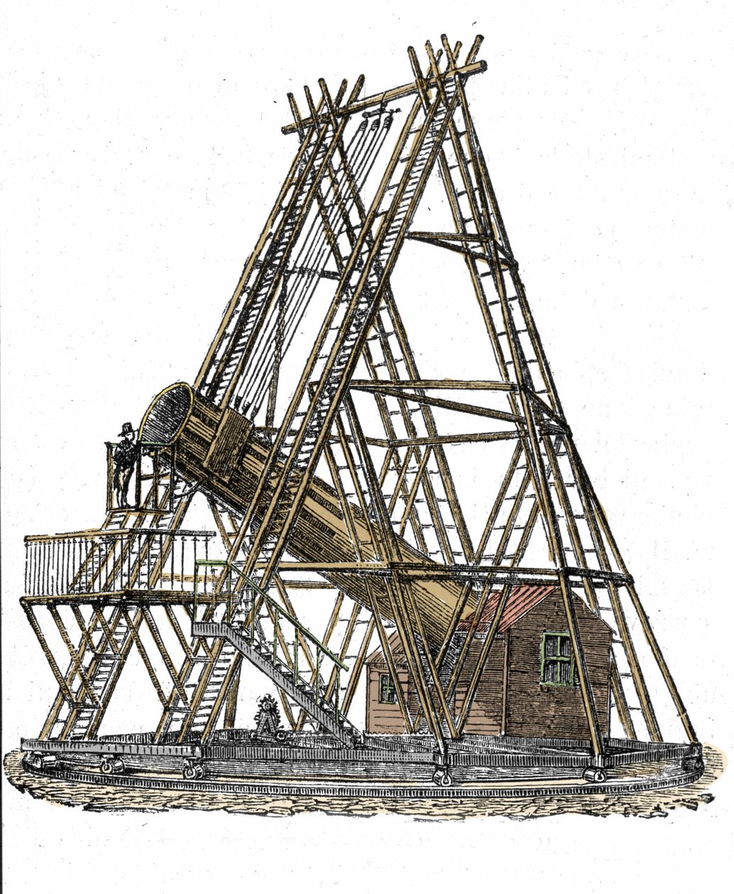 Représentation du télescope de l