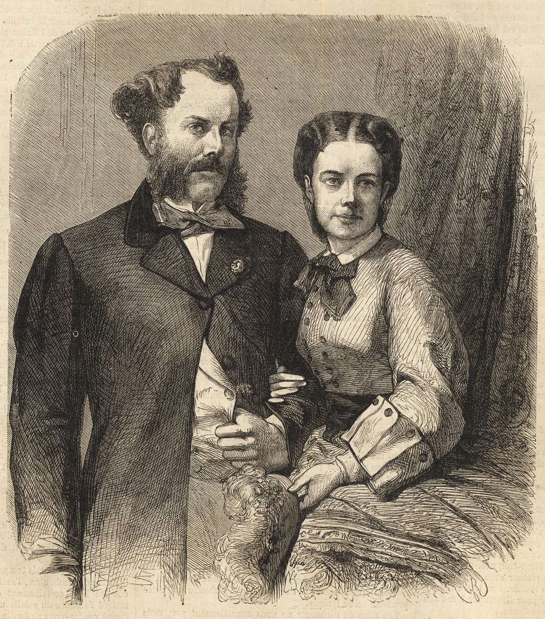 Richard Klemens von Metternich (1829-1895) et Pauline Metternich (1836-1921) - L