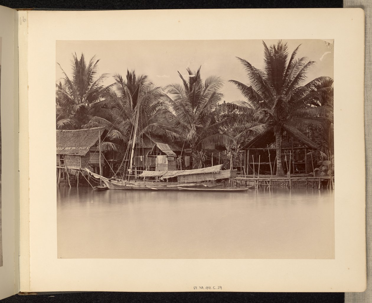 [Habitations et bateaux fluviaux] - Unknown artist
