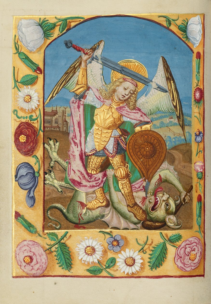 Saint Michel et le dragon - Unknown artist