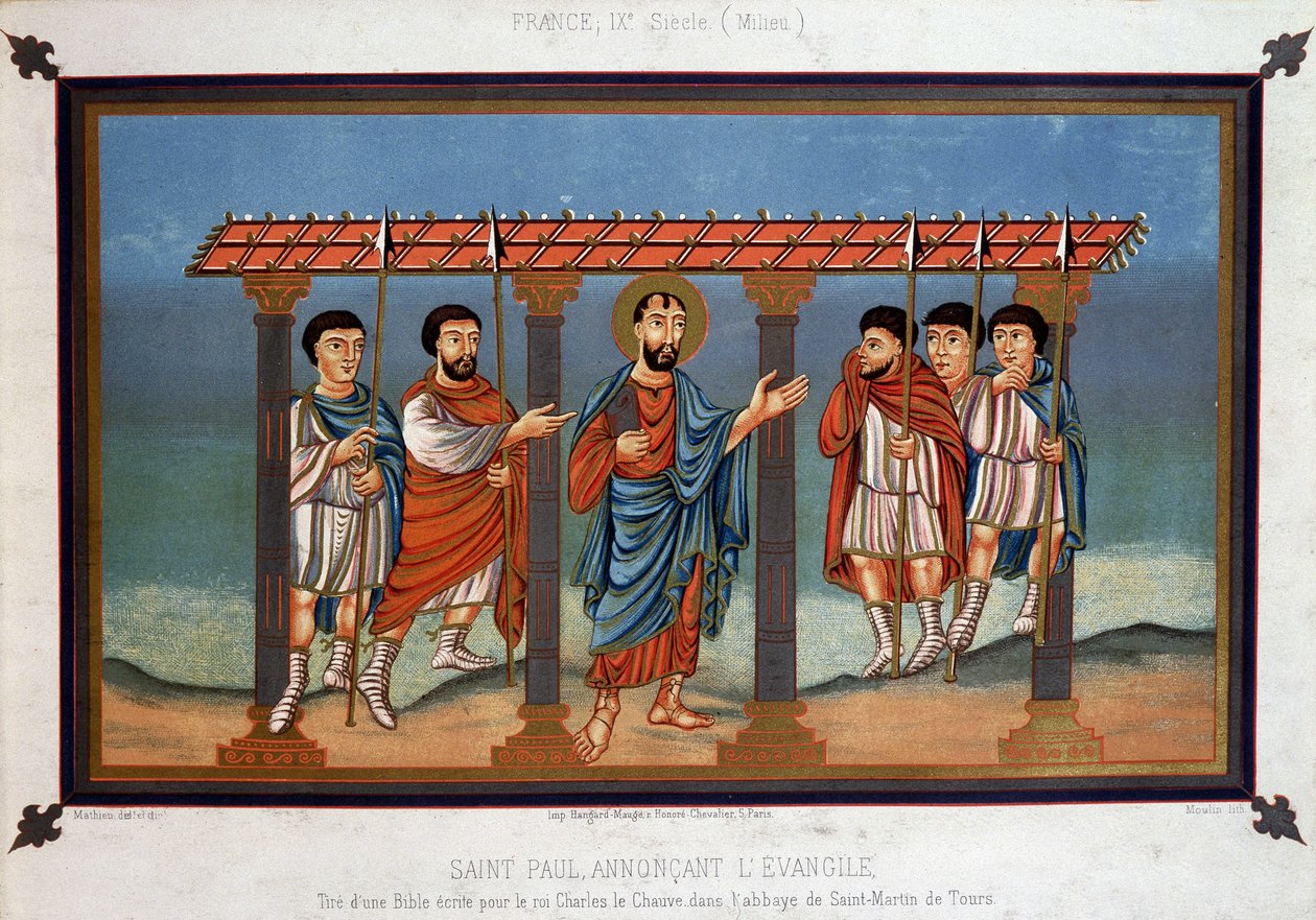 Saint Paul proclamant l