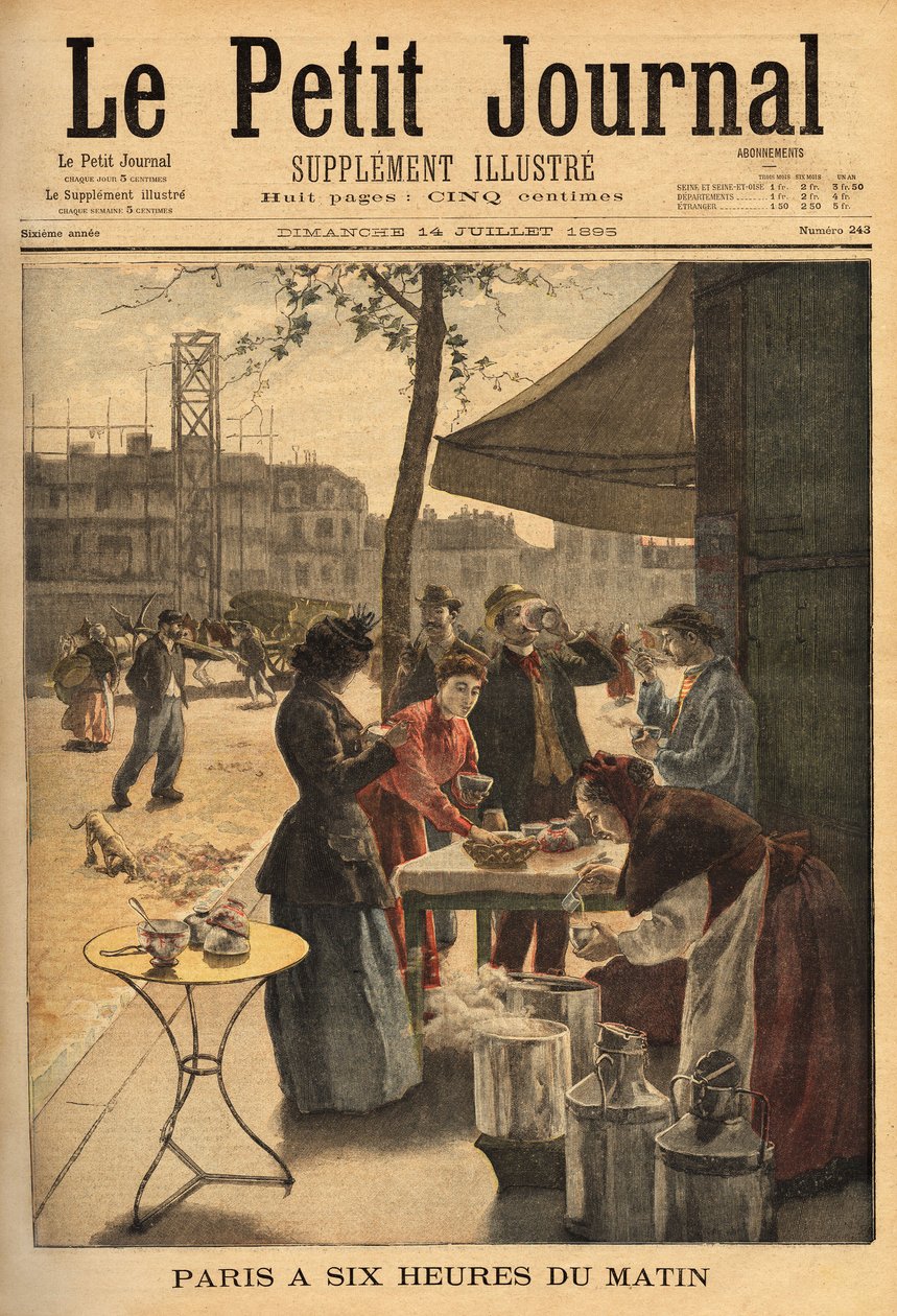Vendeuse de soupe et de café au lait - Unknown artist