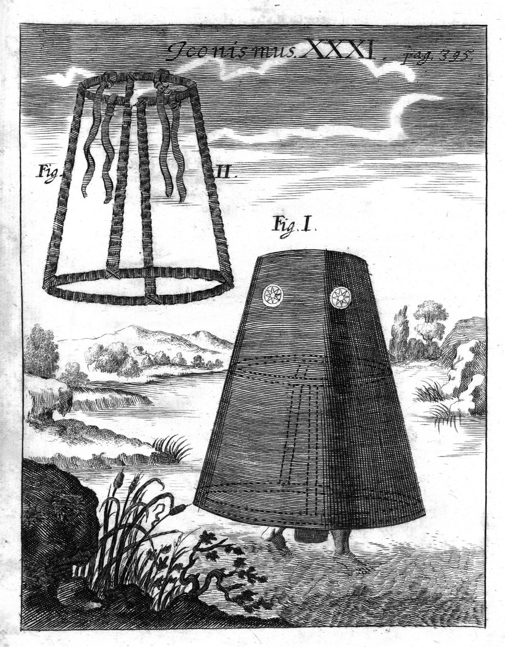 Scaphandre imaginé par le jésuite Gaspar Schott en 1664 - Unknown artist