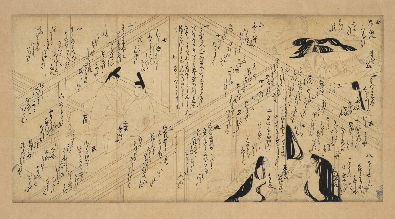 Scène du Conte de la Robe de Glycine - Unknown artist