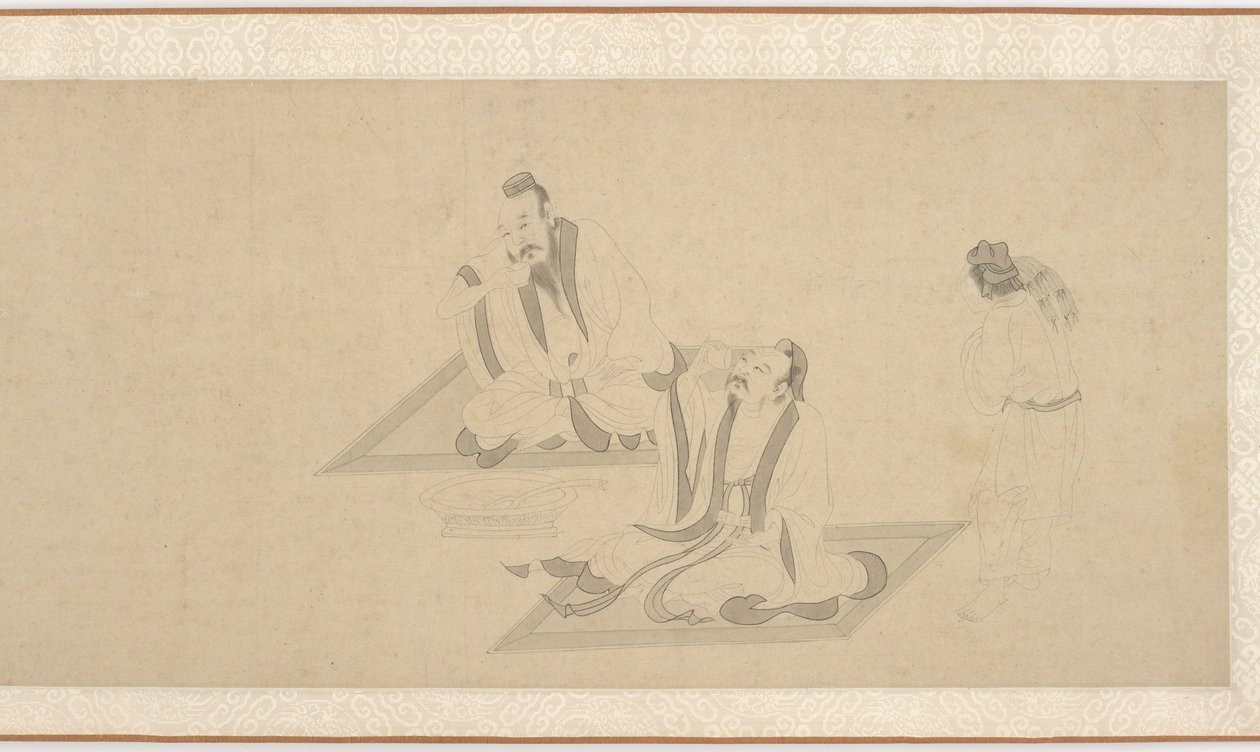 Scènes de la vie de Tao Yuanming (partie 1) - Unknown artist