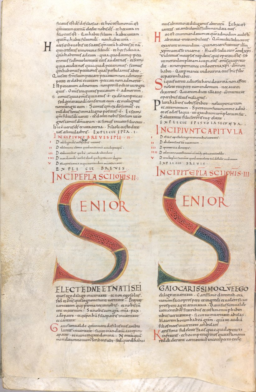 Epistola Iohannis II et Epistola Iohannis III - Unknown artist