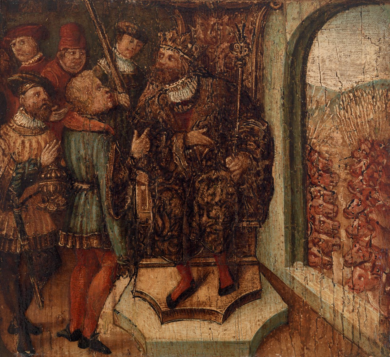 Sept vaches grasses et sept vaches maigres - Unknown artist