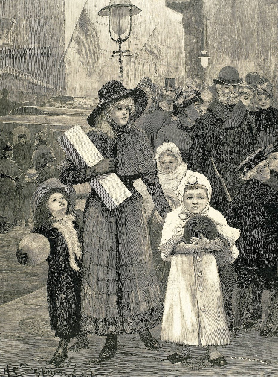 Shopping à New York (1891) - Unknown artist