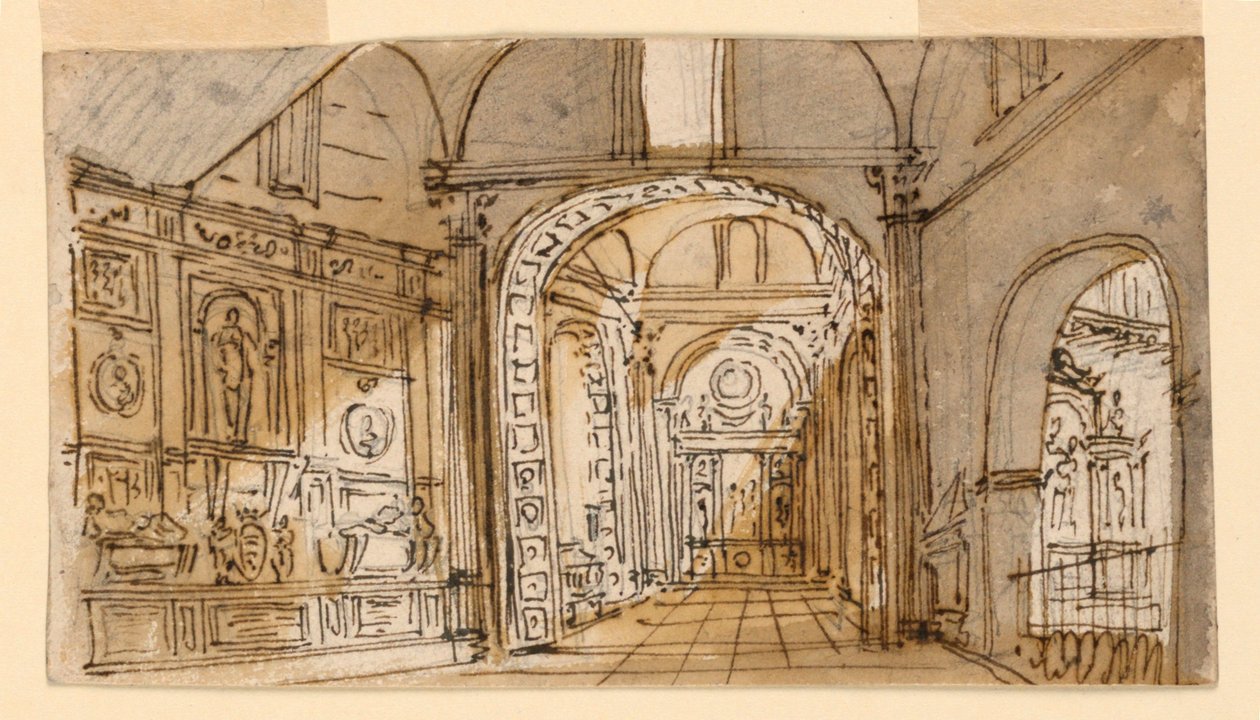 Décor de scène, intérieur d