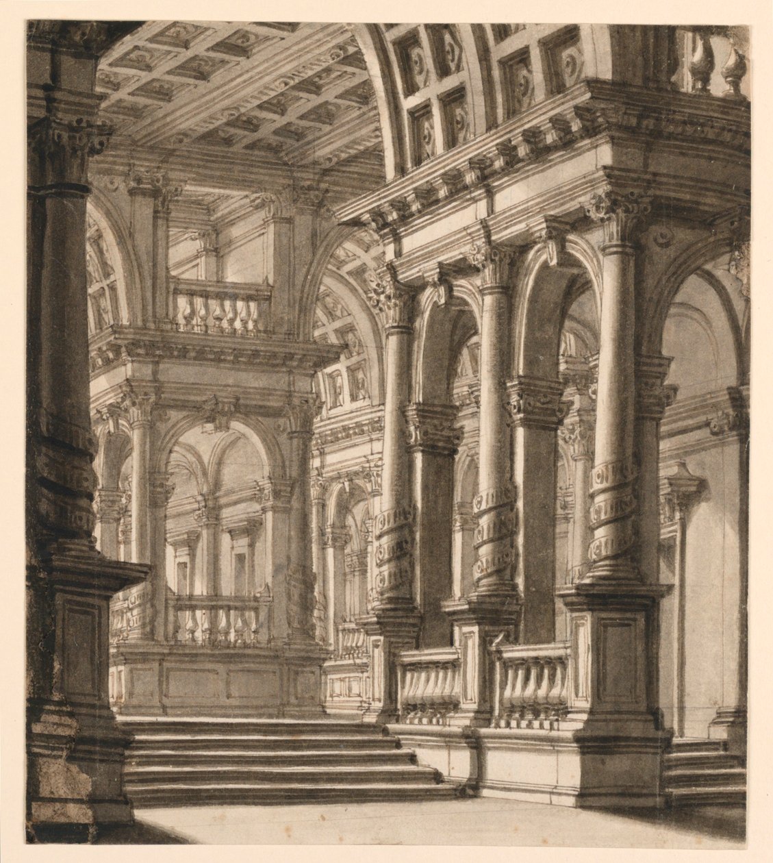 Décor de scène, intérieur d