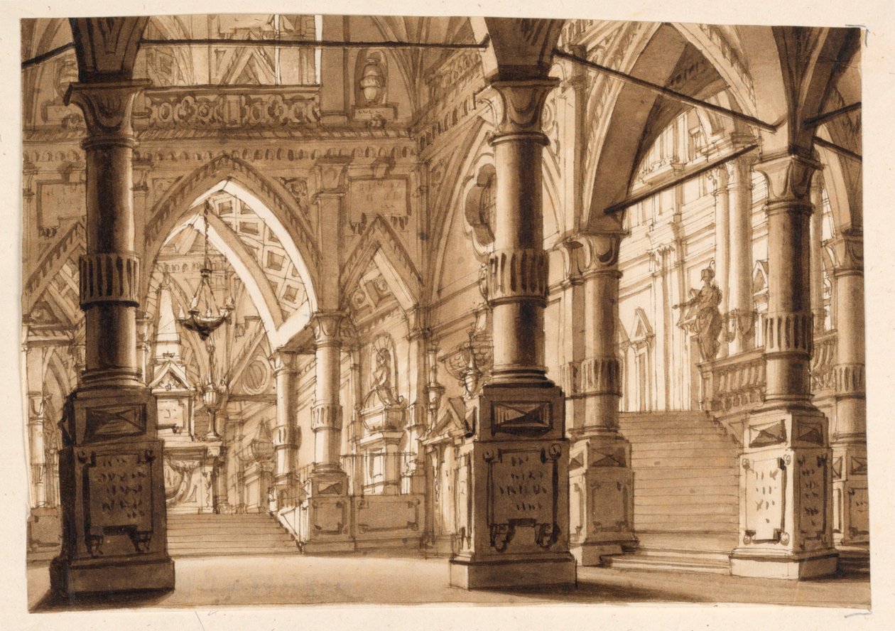 Décor de scène, intérieur d