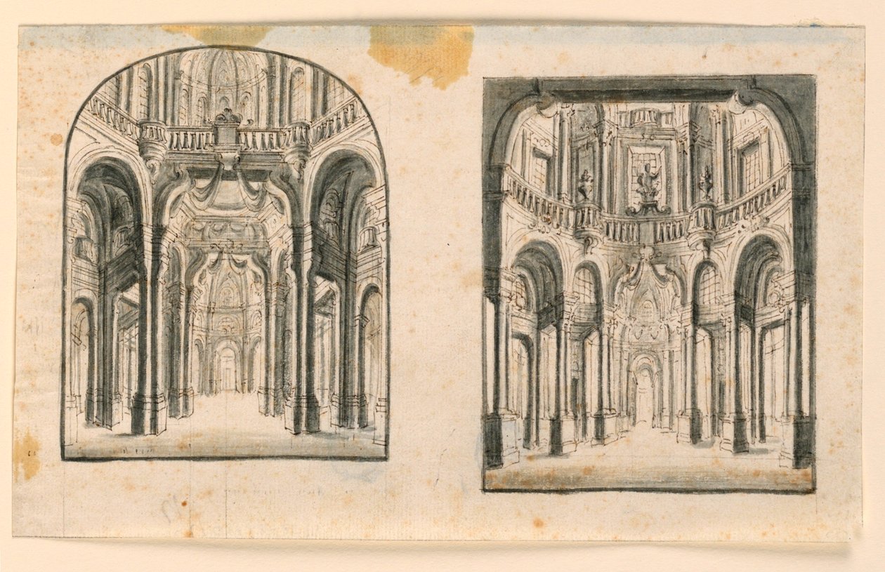 Décor de Scène : Intérieur des Salles du Palais - Unknown artist