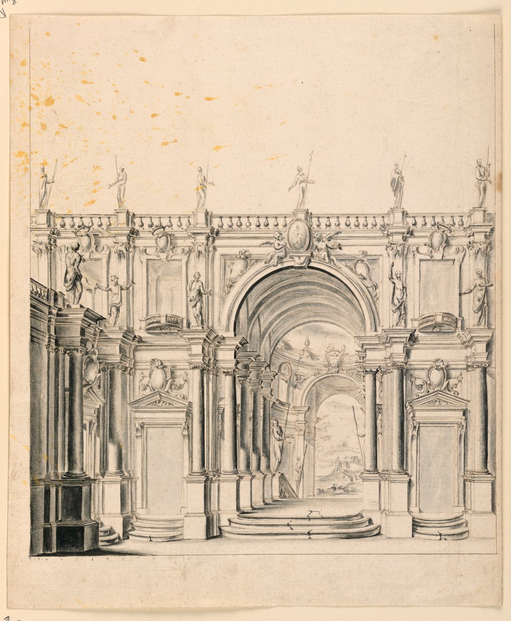 Décor de scène : Architecture du palais - Unknown artist