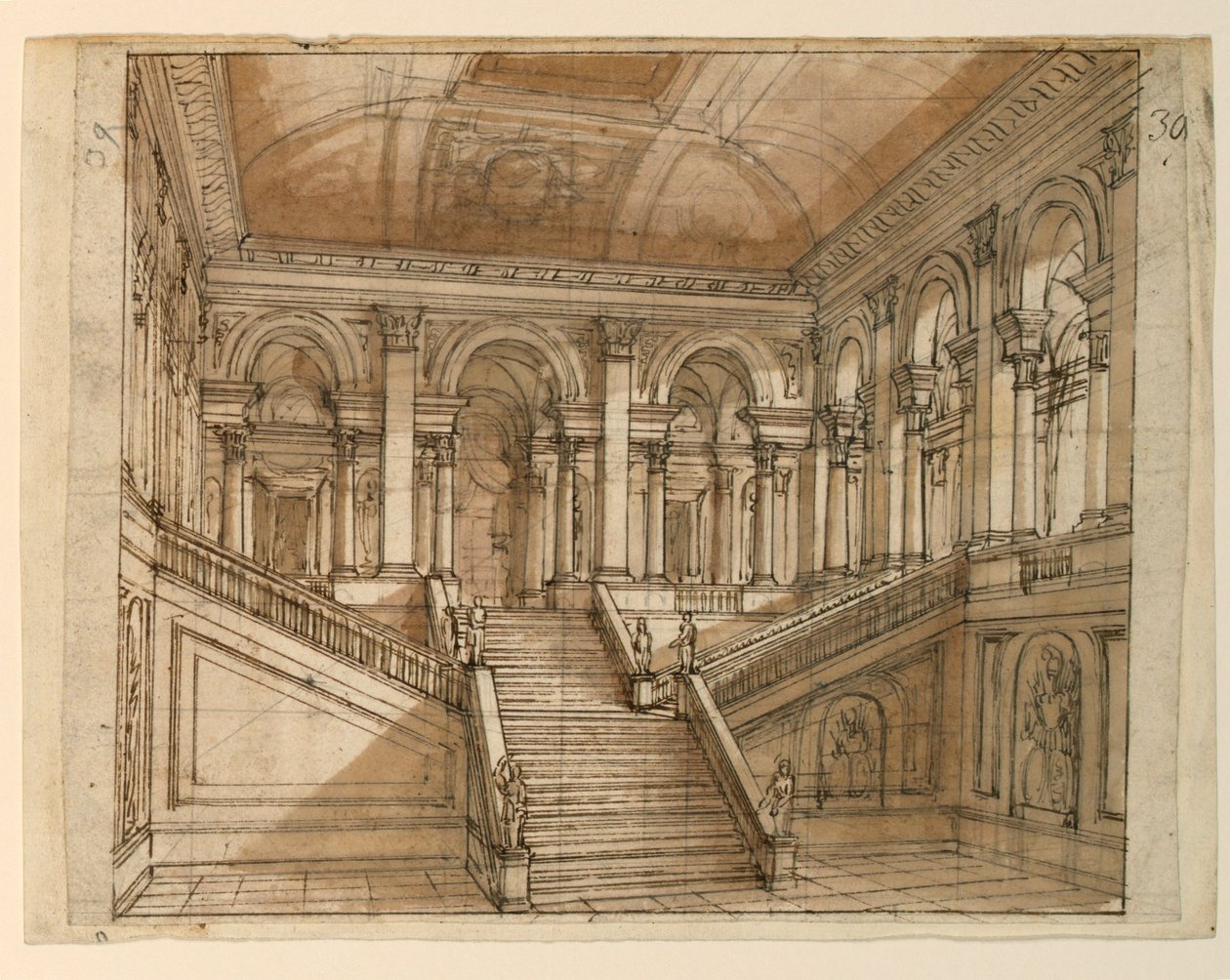 Décor de scène, intérieur du palais - Unknown artist