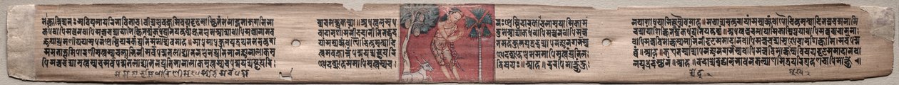 Sudhana et un buffle: Folio 115 (recto), d