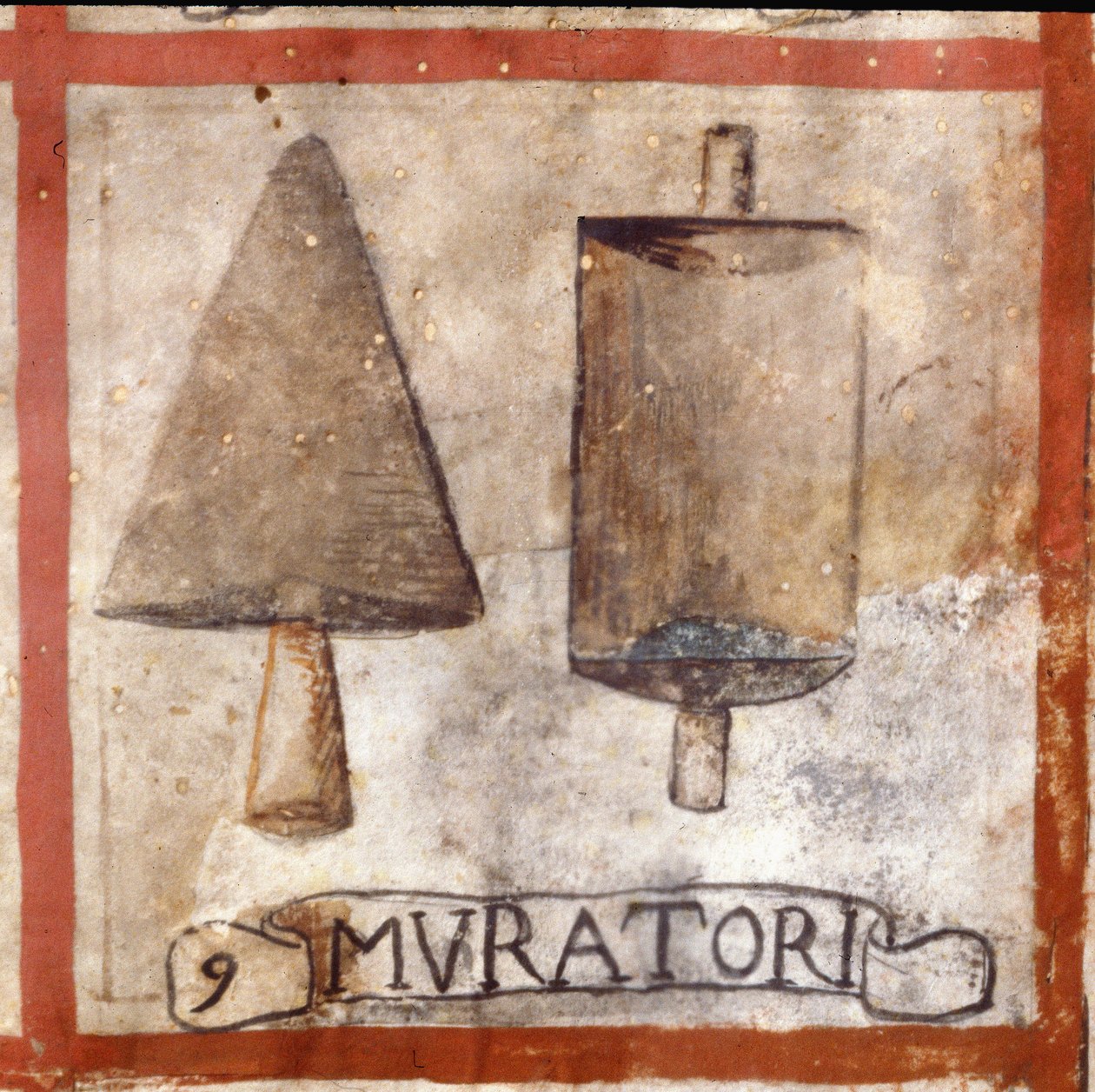 Symbole des maçons (tableau de corporation) - Unknown artist
