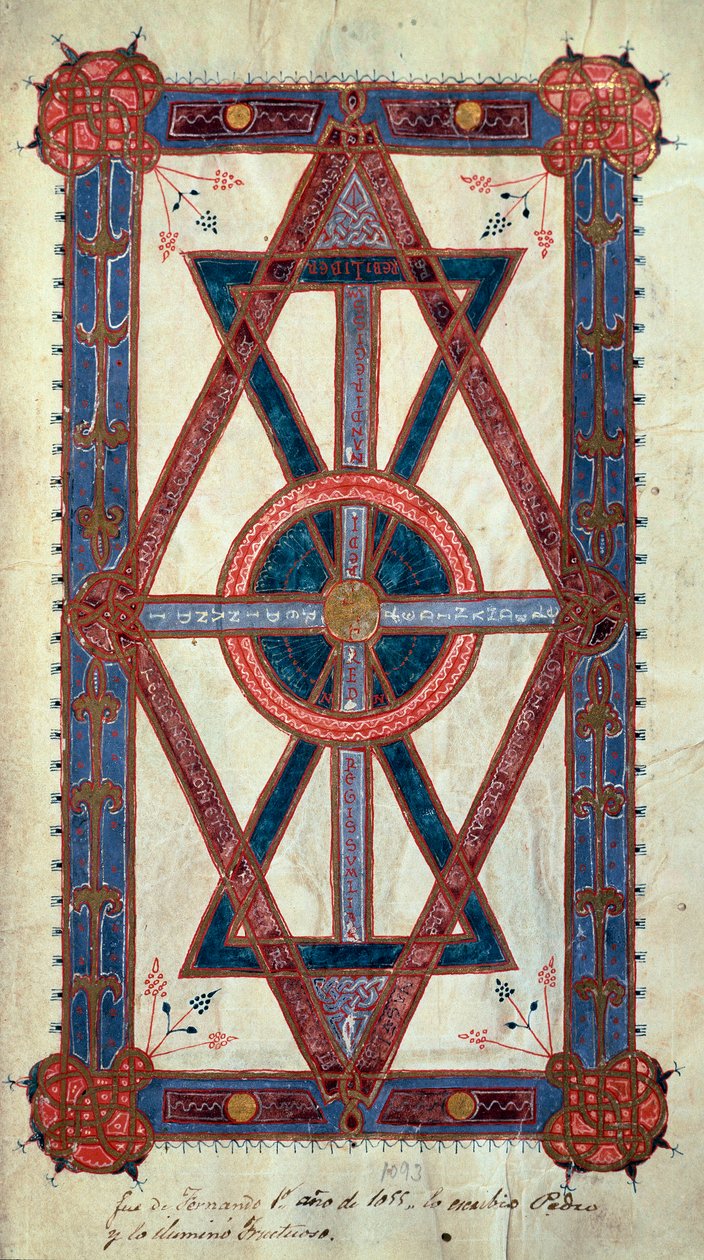 Représentation symbolique du Christ : « Ego sum Alpha et Omega, primus et novissimus » - Unknown artist