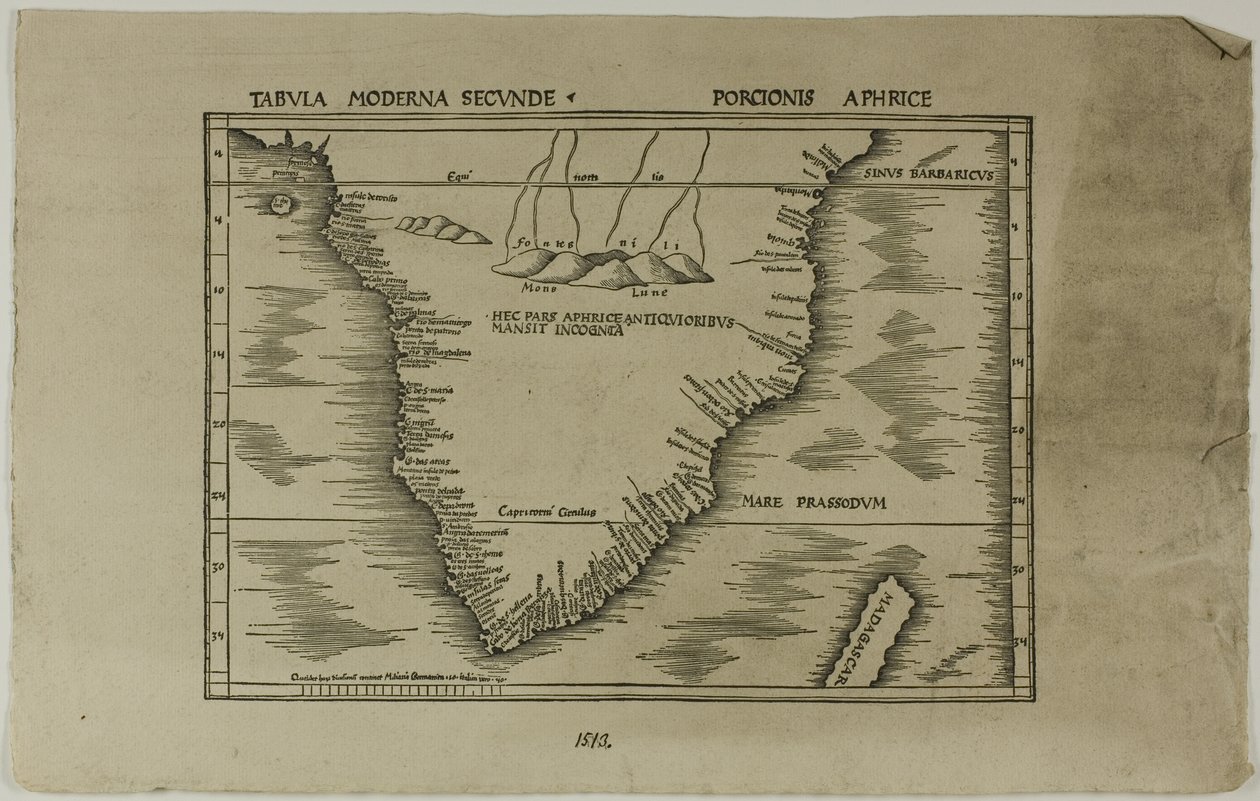Tabula Moderna Secunde Porcionis Aphrice - Unknown artist