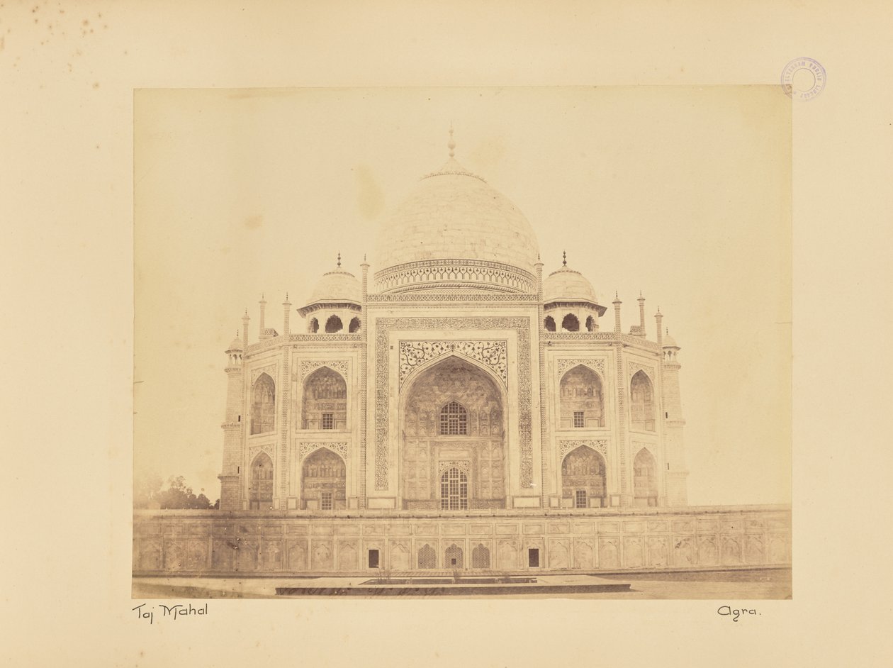 Taj Mahal. Agra - Unknown artist