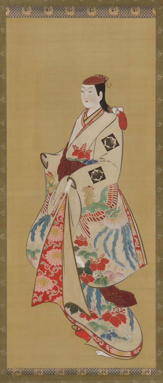 Grande fille; robe ornée d