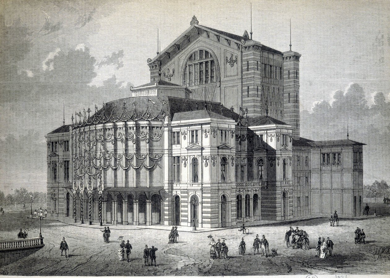 Le Théâtre modèle de Bayreuth, construit à l