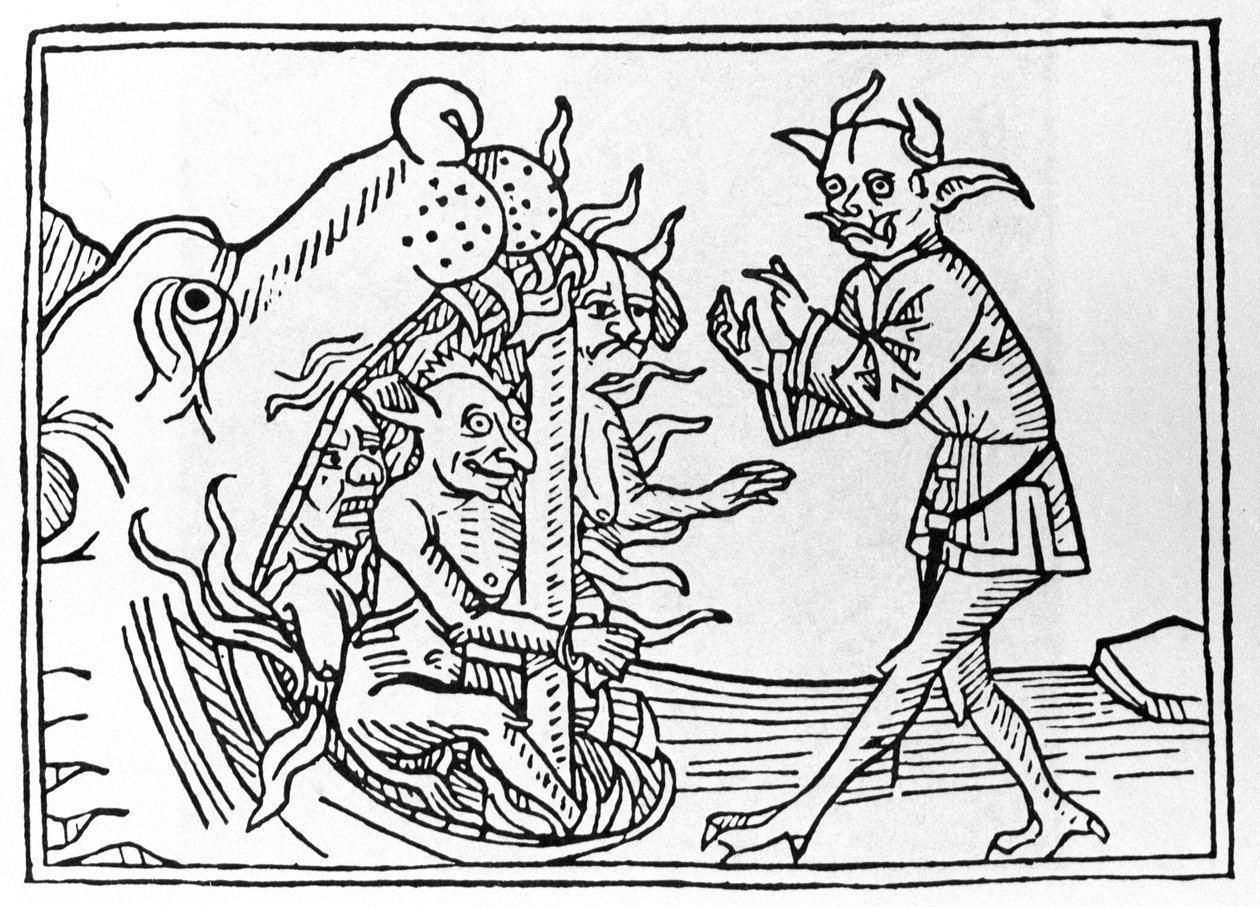 Le procès de Belial : "Le démon Belial retournant à l