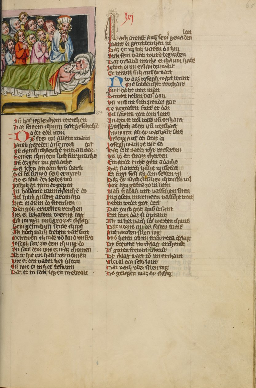 La mort de Jacob - Unknown artist